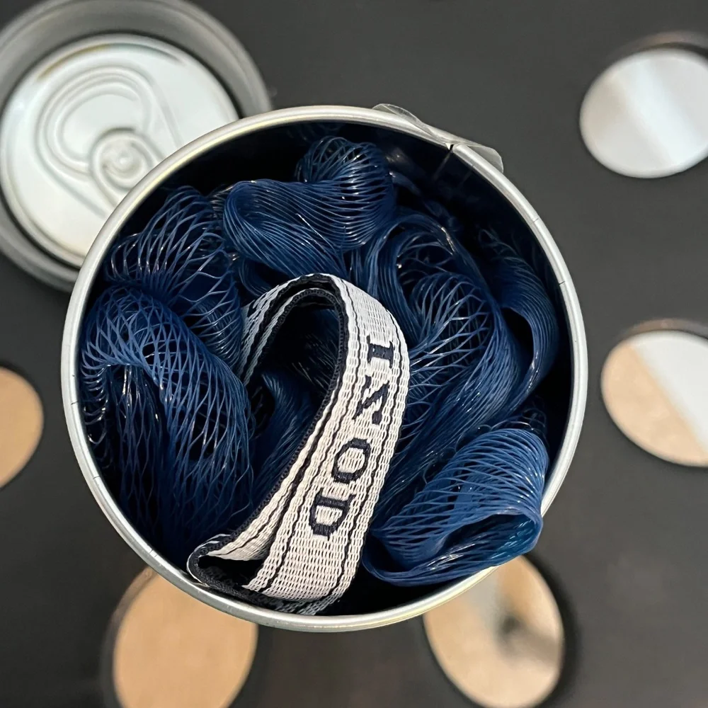IZOD Sport Mesh Bath Sponge for Men – Navy Blue Loofah / NEW